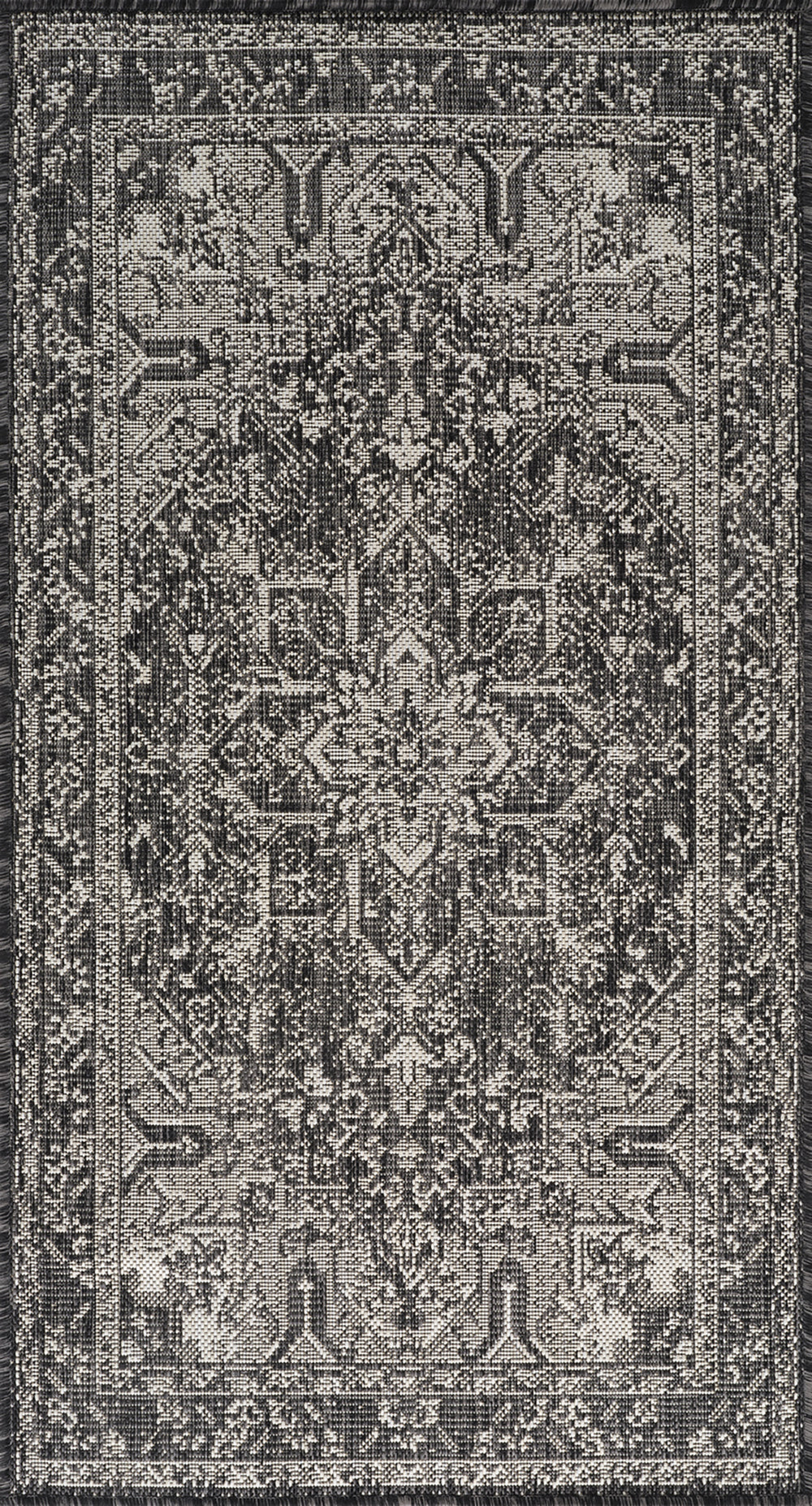 Tapis d'Extérieur/Intérieur Gris/Ivoire  Ballarat