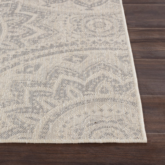 Tapis d'Extérieur/Intérieur Gris/Ivoire 3 Bendigo