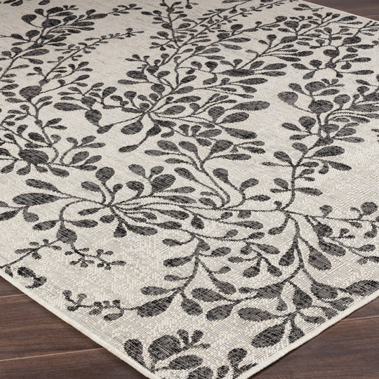 HASSELT Tapis d'Extérieur/Intérieur Ivoire/Gris 160x213
