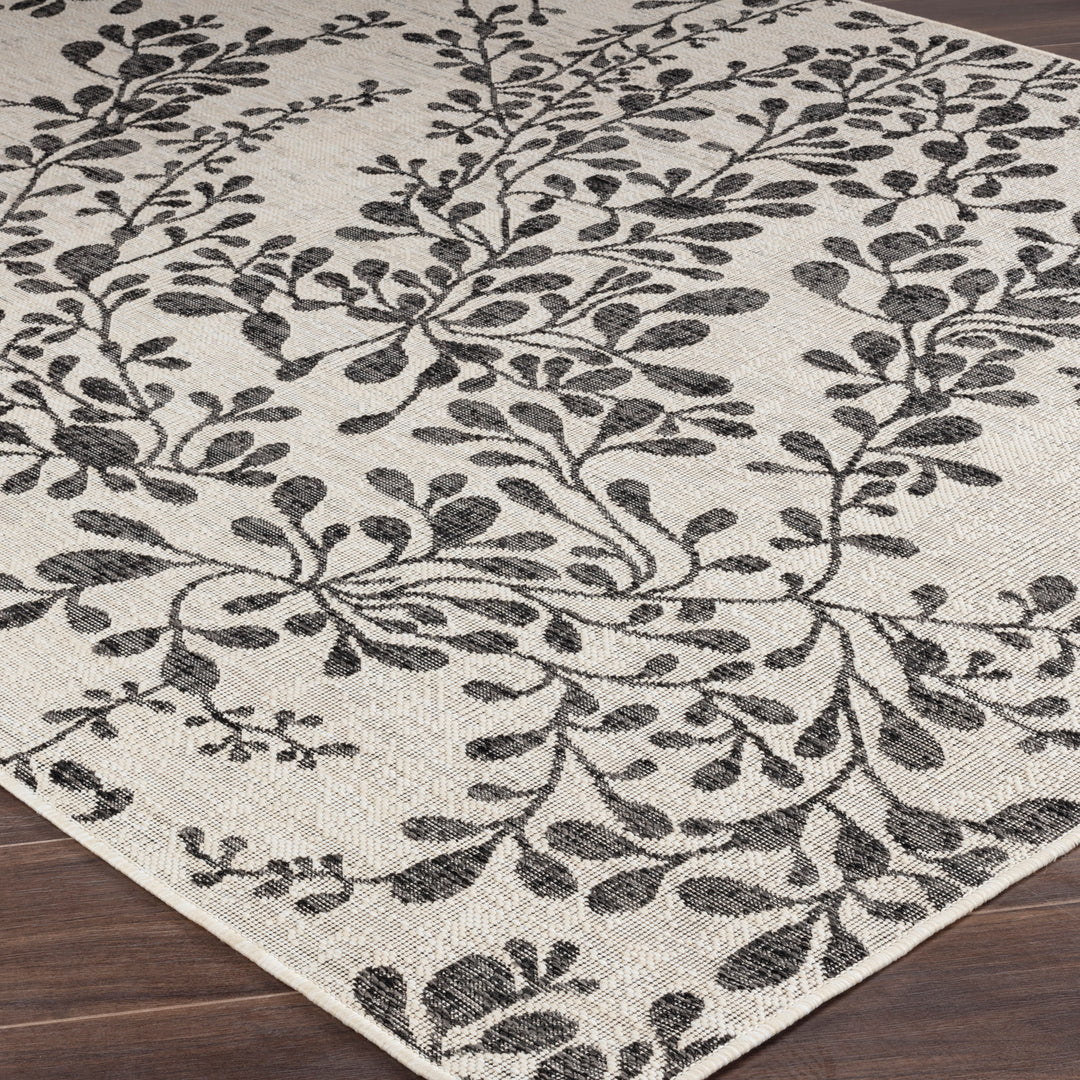 HASSELT Tapis d'Extérieur/Intérieur Ivoire/Gris 80x150