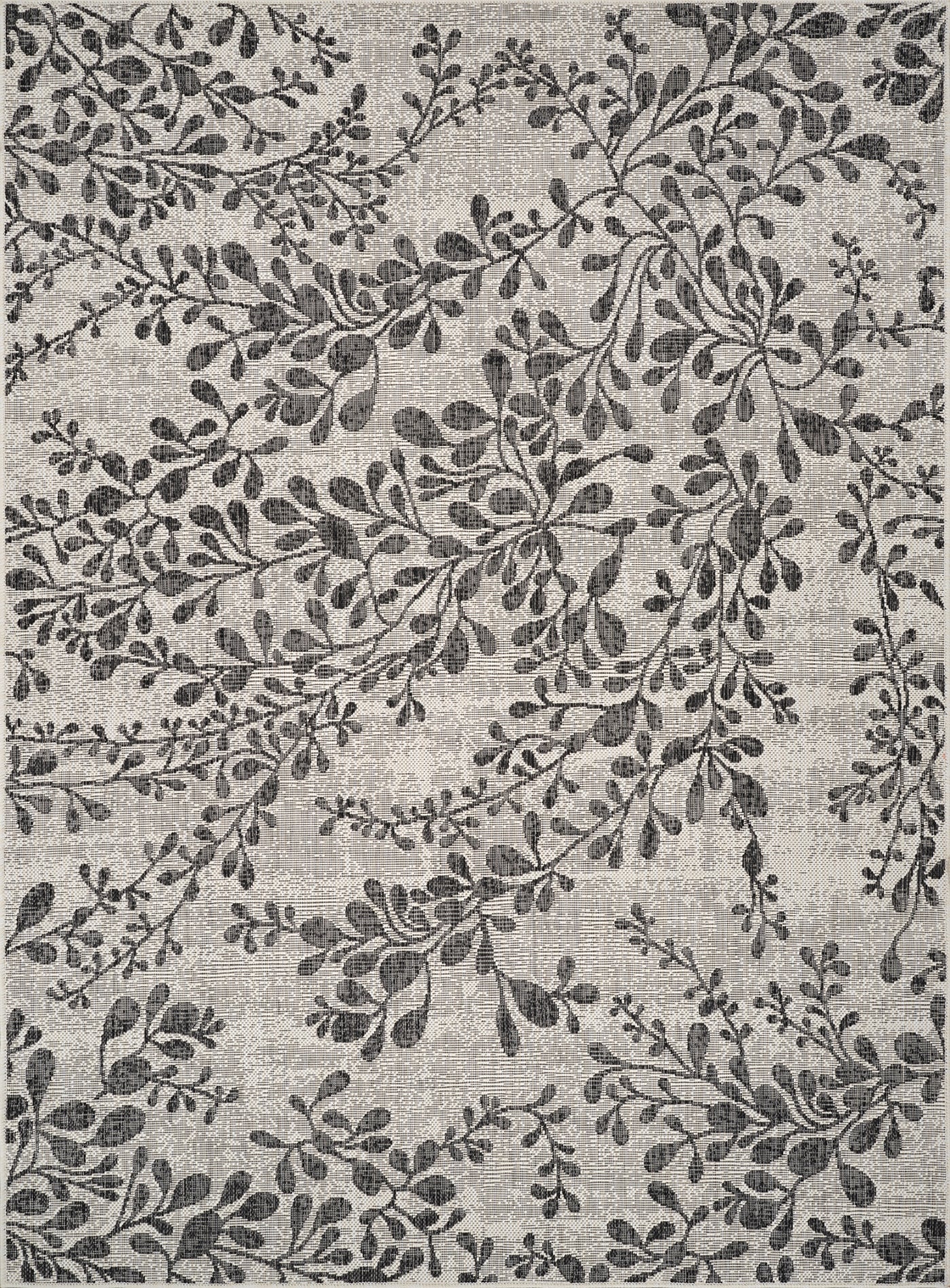 HASSELT Tapis d'Extérieur/Intérieur Ivoire/Gris 120x170