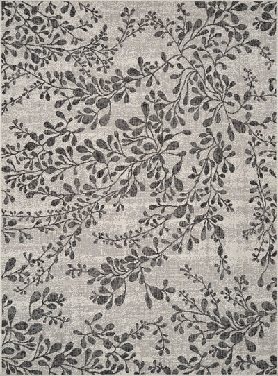 HASSELT Tapis d'Extérieur/Intérieur Ivoire/Gris 120x170