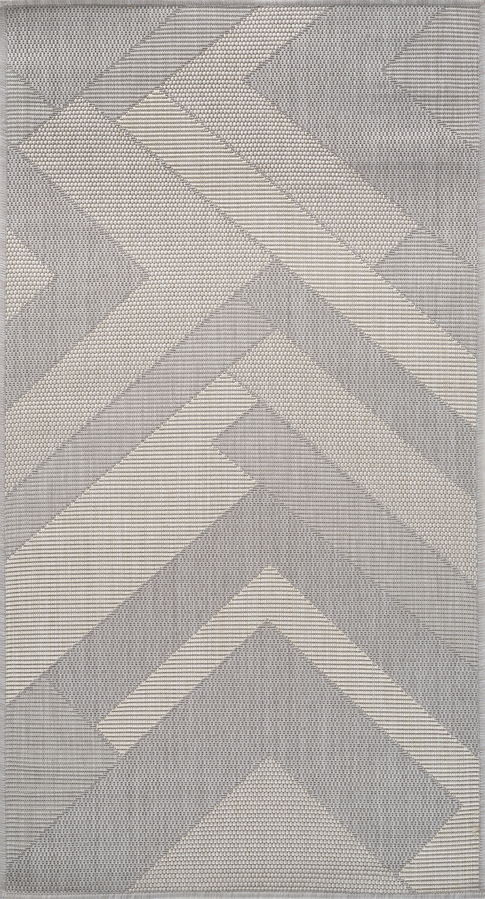 Tapis d'Extérieur/Intérieur Gris/Ivoire  Hino
