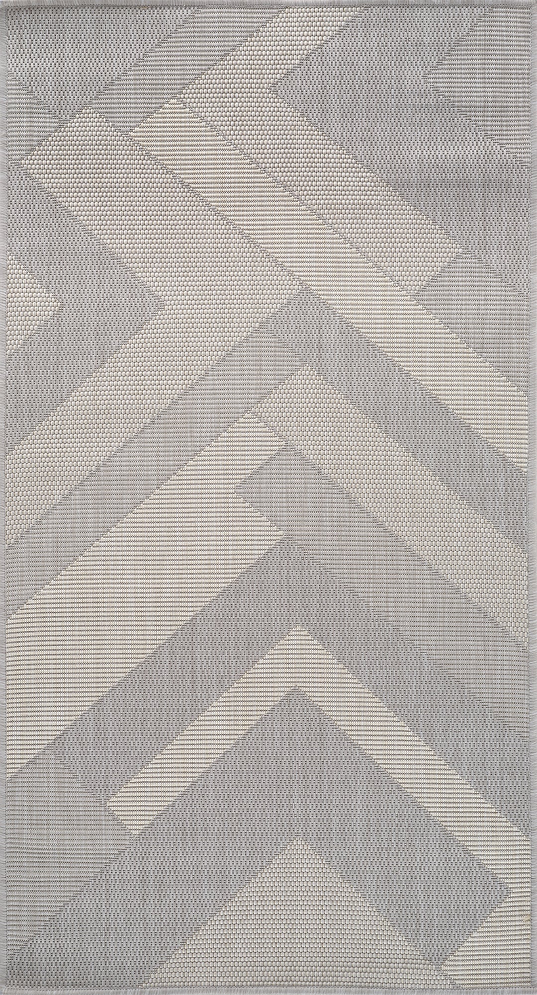 Tapis d'Extérieur/Intérieur Gris/Ivoire  Hino