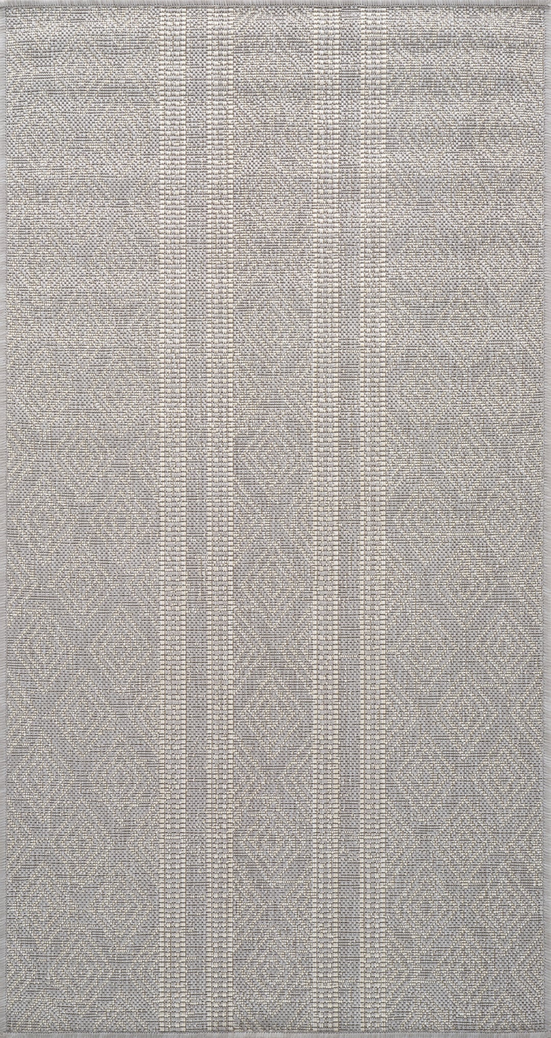 Tapis d'Extérieur/Intérieur Gris/Ivoire  Hebi