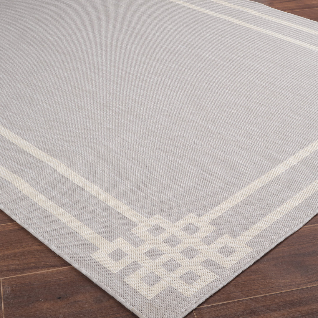 Tapis d'Extérieur/Intérieur Gris/Ivoire  Heerlen
