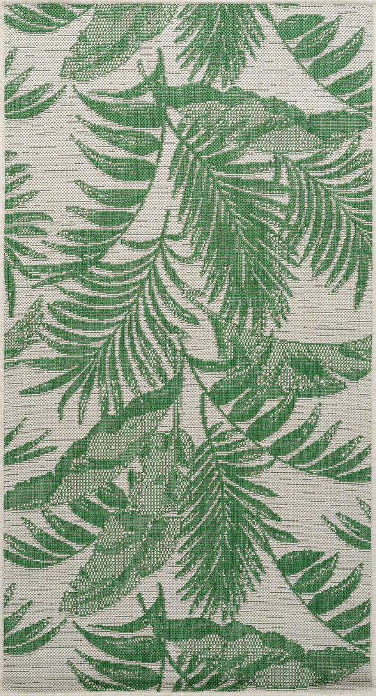 Tapis d'Extérieur/Intérieur Ivoire/Vert  Hoya
