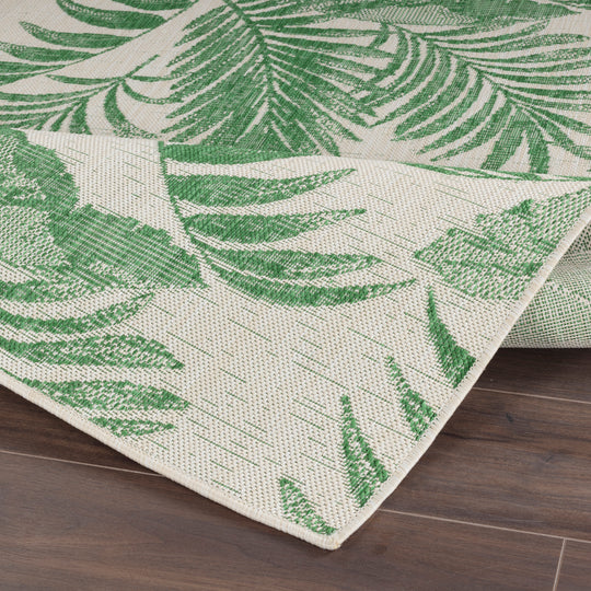 Tapis d'Extérieur/Intérieur Ivoire/Vert  Hoya