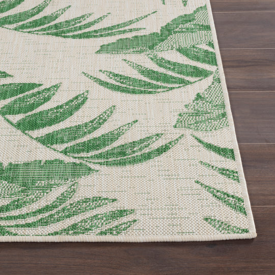 Tapis d'Extérieur/Intérieur Ivoire/Vert  Hoya