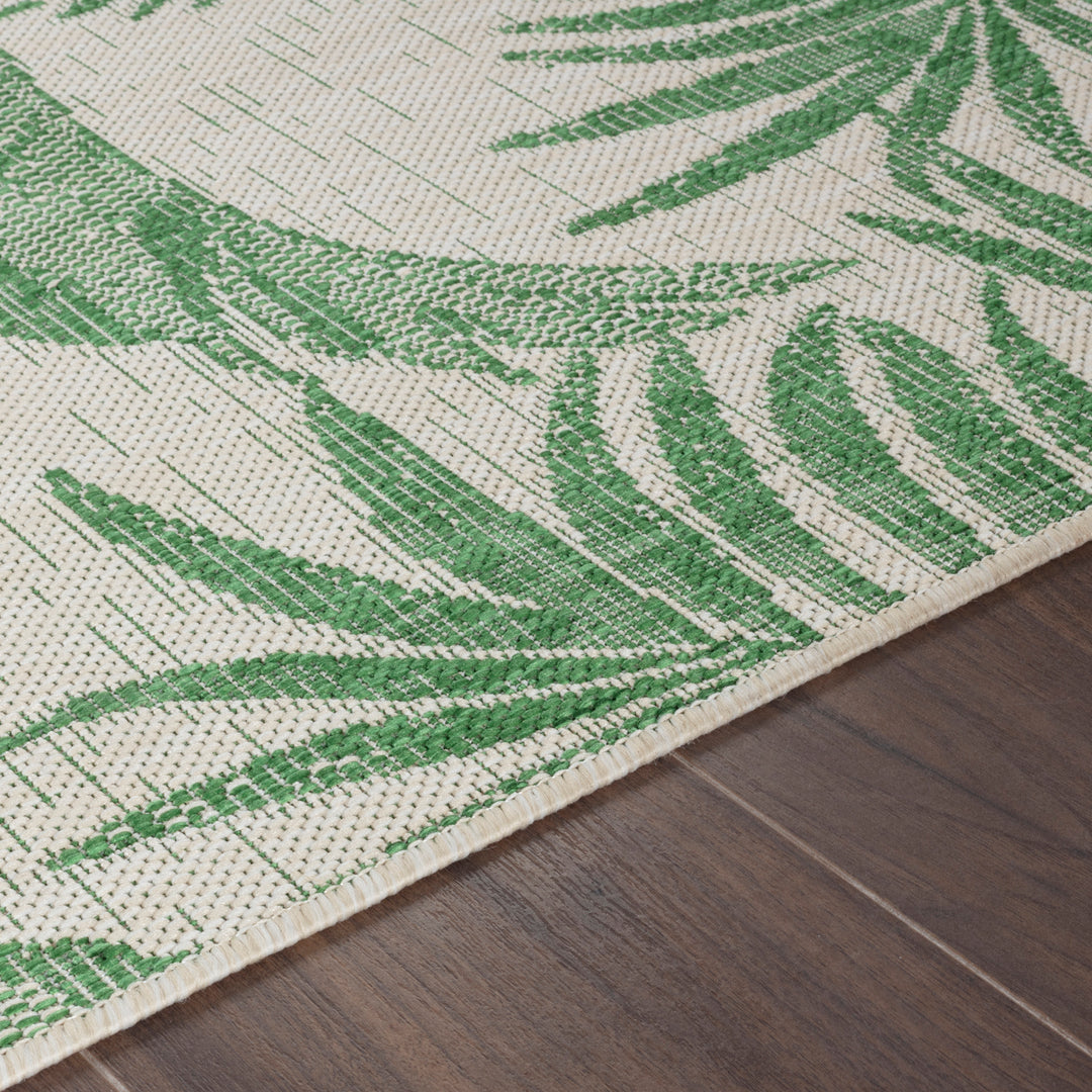 Tapis d'Extérieur/Intérieur Ivoire/Vert  Hoya