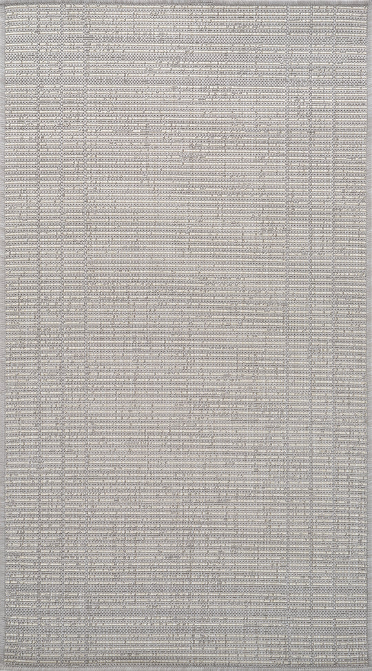 Tapis d'Extérieur/Intérieur Gris/Ivoire Island