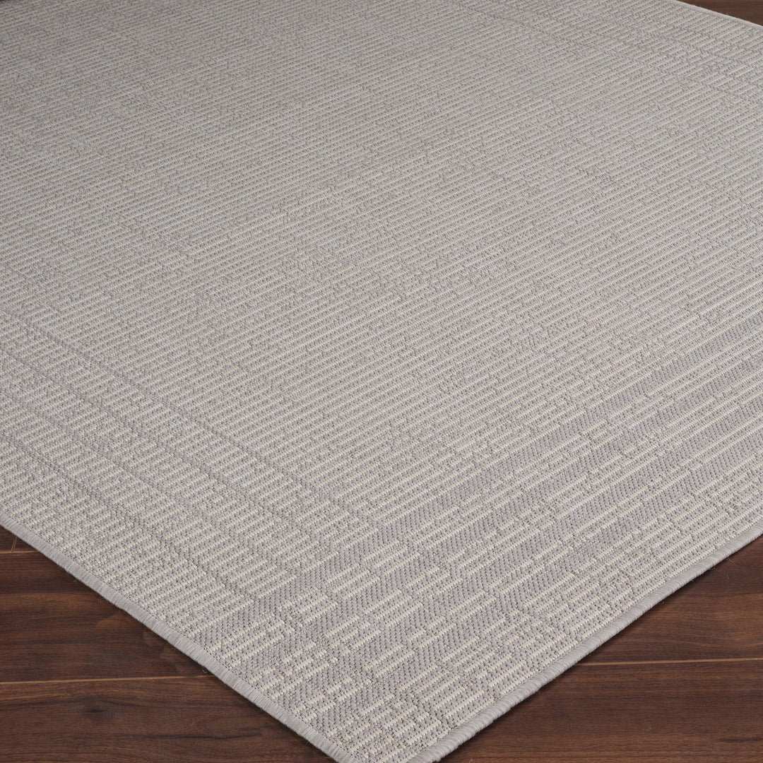 Tapis d'Extérieur/Intérieur Gris/Ivoire Island