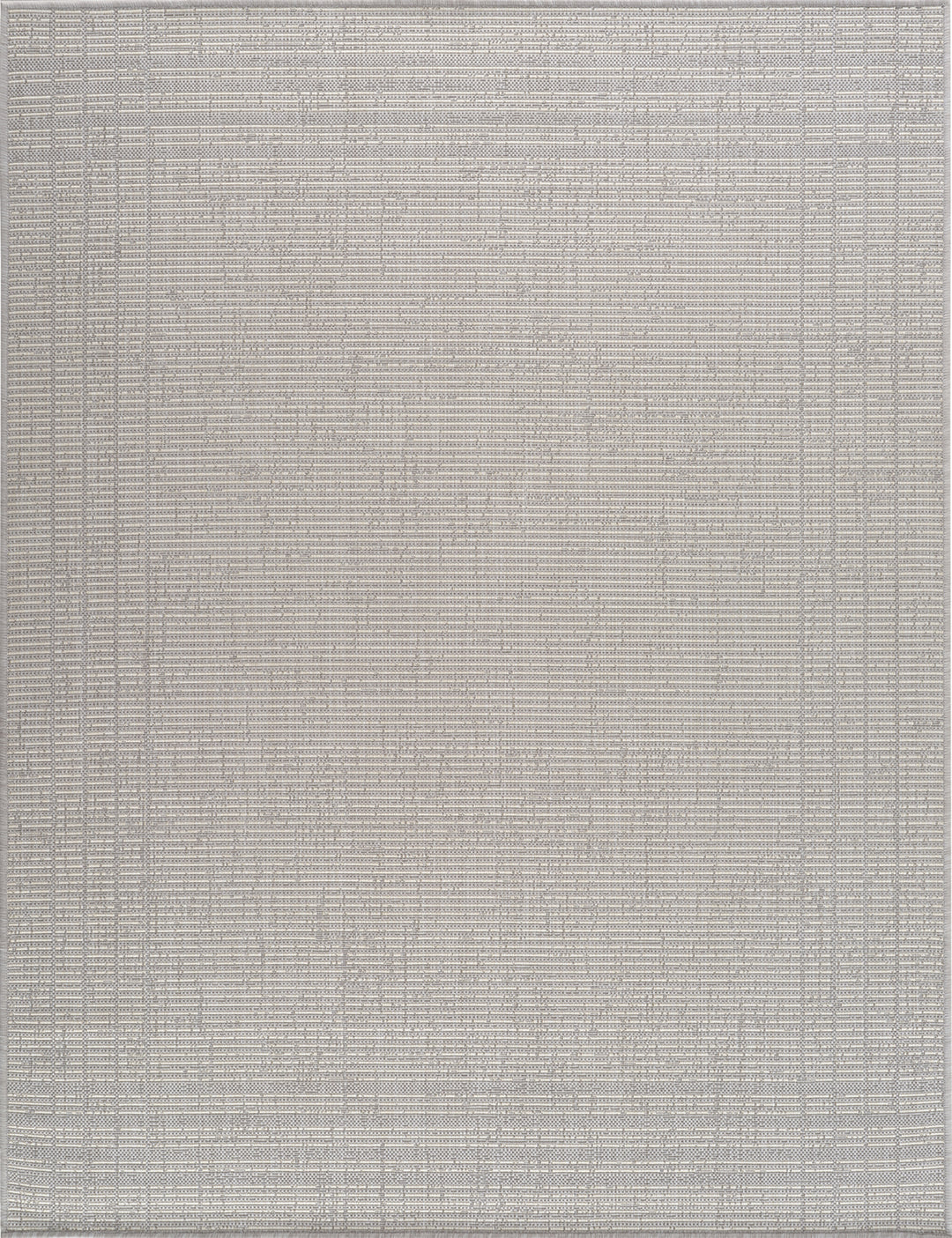Tapis d'Extérieur/Intérieur Gris/Ivoire Island