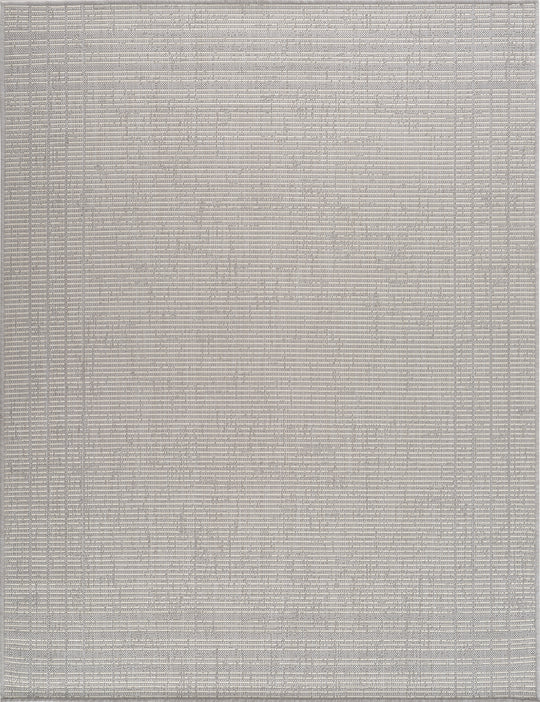 Tapis d'Extérieur/Intérieur Gris/Ivoire Island