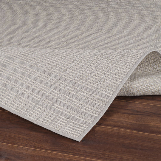 Tapis d'Extérieur/Intérieur Gris/Ivoire Island