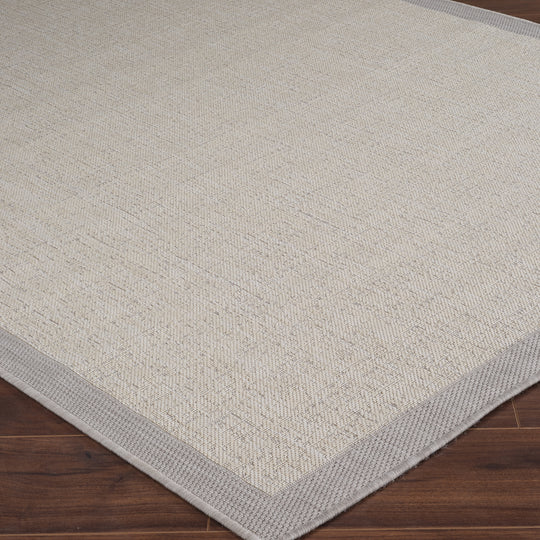 Tapis d'Extérieur/Intérieur Ivoire/Gris Juba
