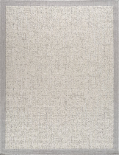 Tapis d'Extérieur/Intérieur Ivoire/Gris Juba