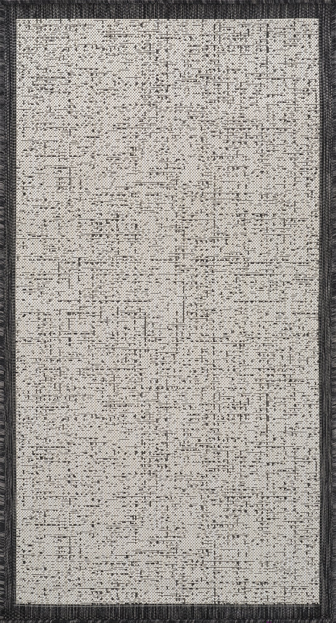 JUBA Tapis d'Extérieur/Intérieur Ivoire/Gris 80x150