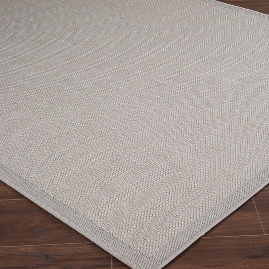 Tapis d'Extérieur/Intérieur Ivoire/Gris  Jena