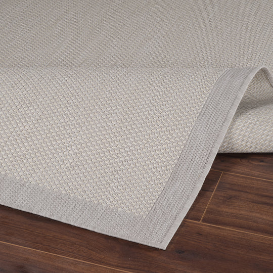 Tapis d'Extérieur/Intérieur Ivoire/Gris Kiriki