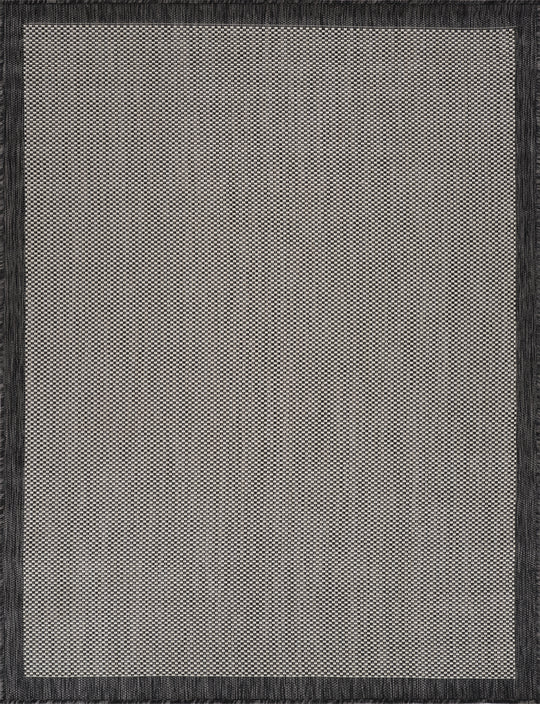 KIRIKI Tapis d'Extérieur/Intérieur Gris/Ivoire 200x275