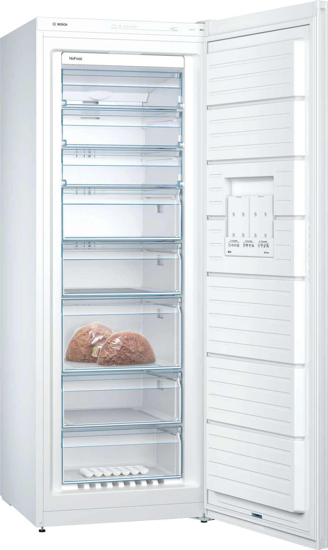 Congélateur BOSCH GSN58VWEV Série 4 NoFrost Blanc 191cm Pose Libre — photo produit