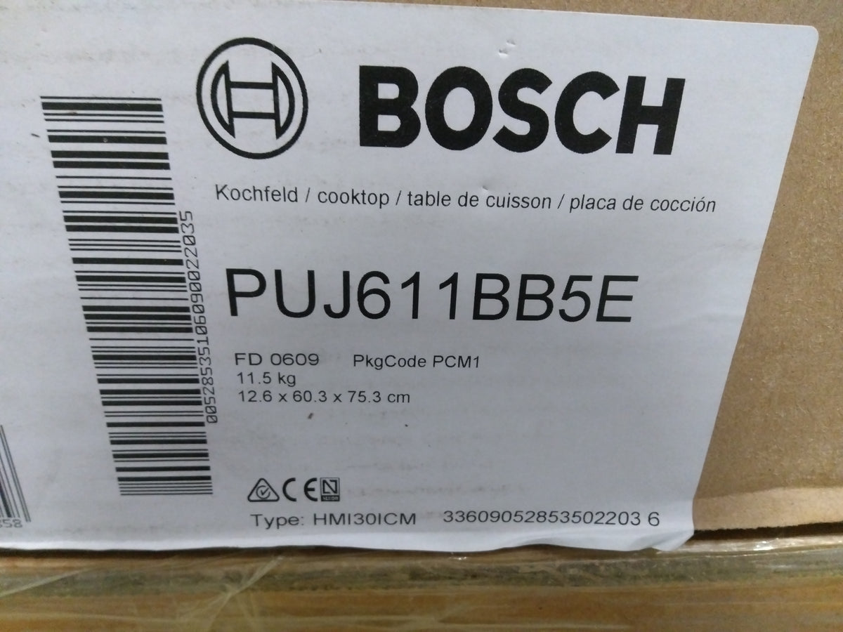 Plaque induction BOSCH PUJ611BB5E 60 cm 3 foyers — photo produit