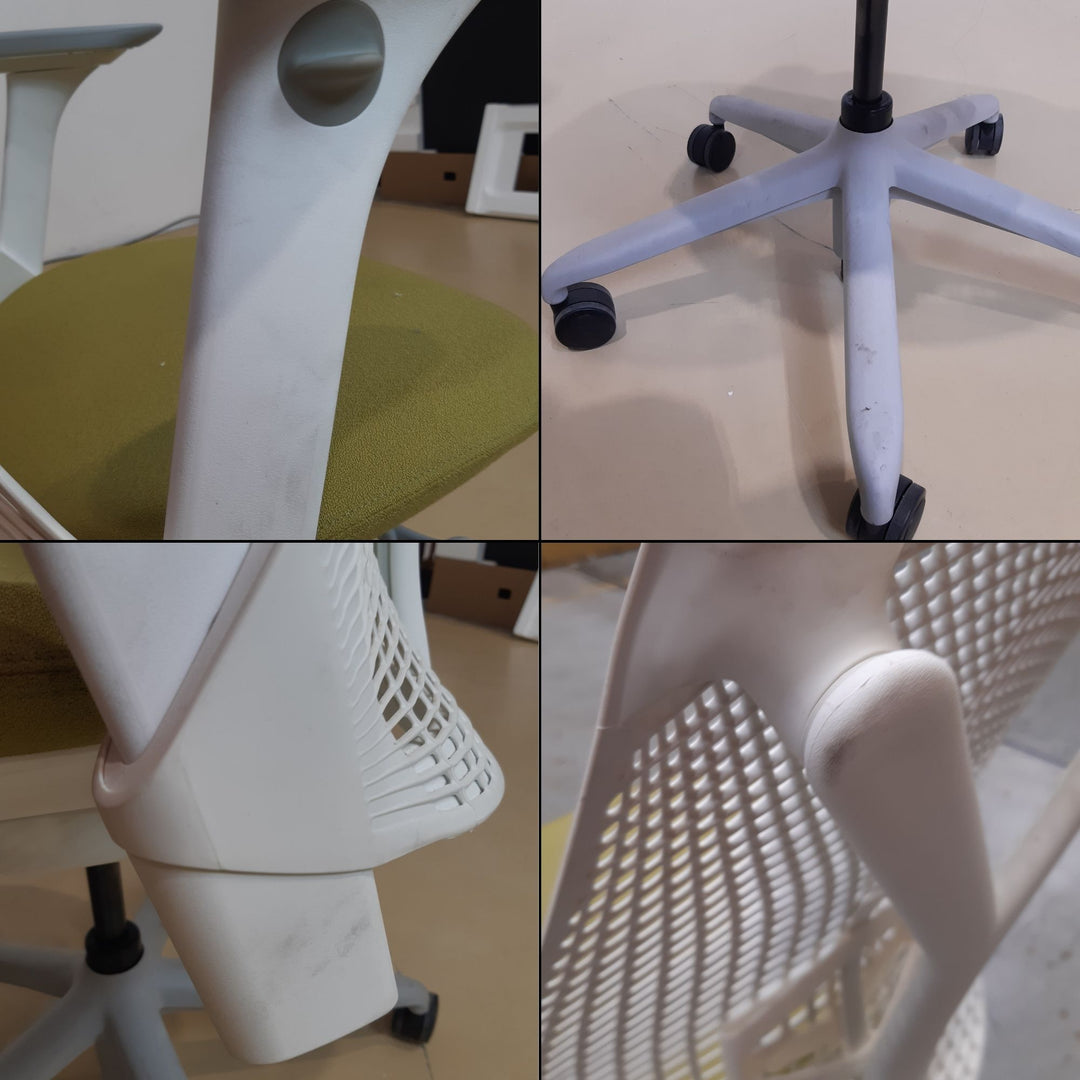 Siège de bureau HERMAN MILLER Sayl Remix 3 & Studio blanc