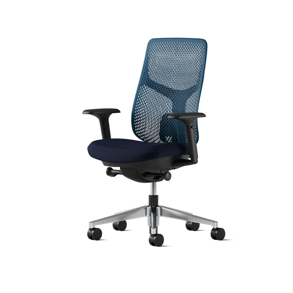 Siège de bureau HERMAN MILLER Verus à dossier Triflex Bleu