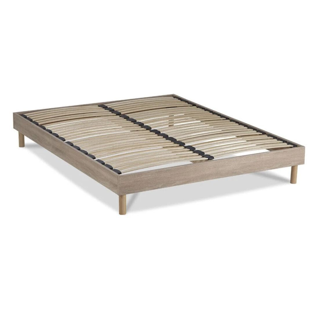 Sommier en kit bois Made in France - Bois, Blanc ou Gris