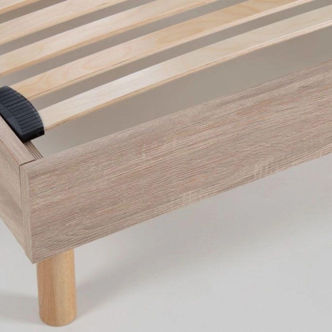 Sommier en kit bois Made in France - Bois, Blanc ou Gris