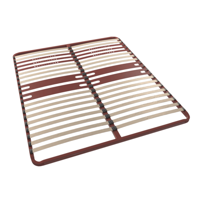 Sommier cadre à lattes BULTEX Morphologique 2x80x200cm — photo produit