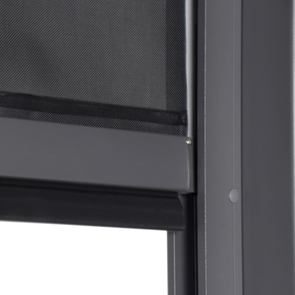 Store DRAWER Tero pour pergola bioclimatique 3m gris foncé
