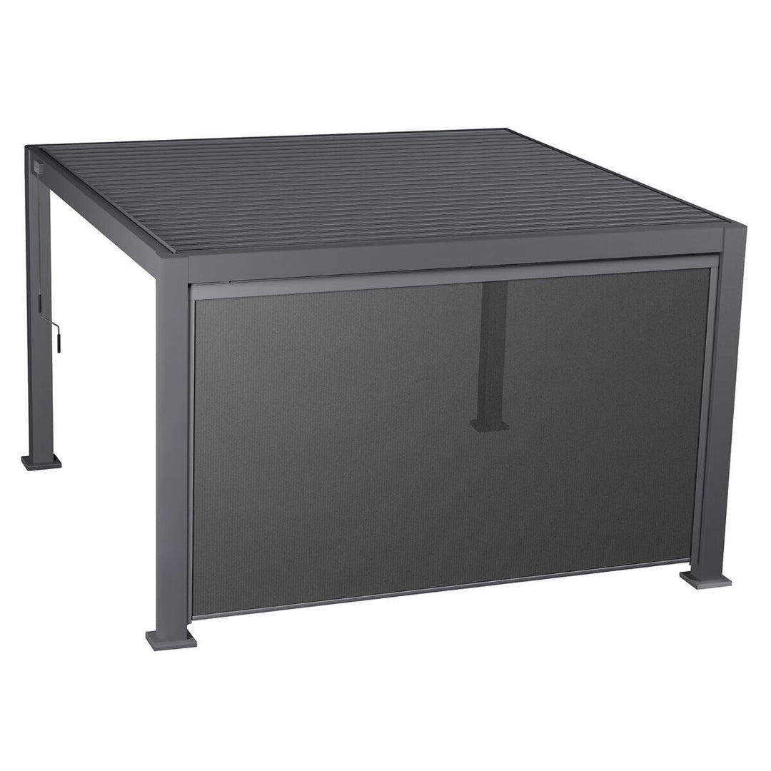 Store pour pergola bioclimatique HESPERIDE Evora Ardoise