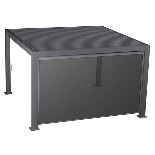Store pour pergola bioclimatique HESPERIDE Evora Ardoise