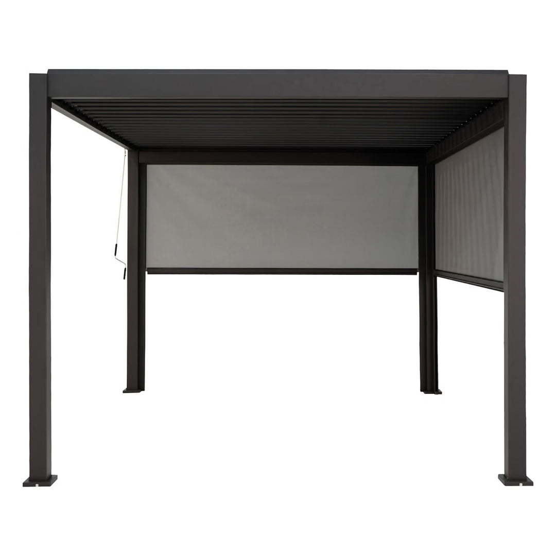Store pour pergola bioclimatique HESPERIDE Evora Ardoise