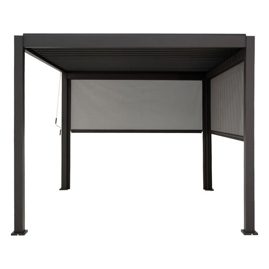 Store pour pergola bioclimatique HESPERIDE Evora Ardoise