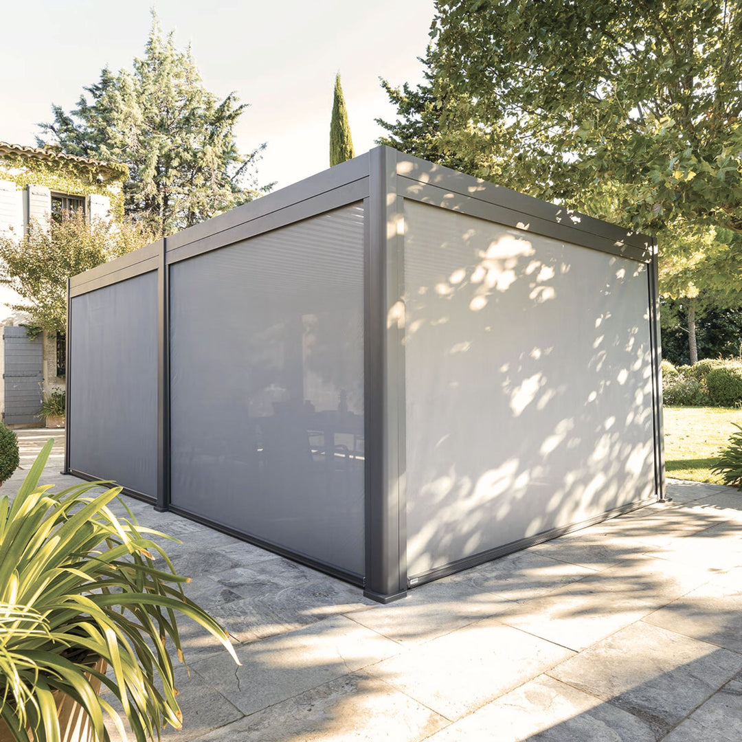 Store pour pergola bioclimatique HESPERIDE Evora Ardoise