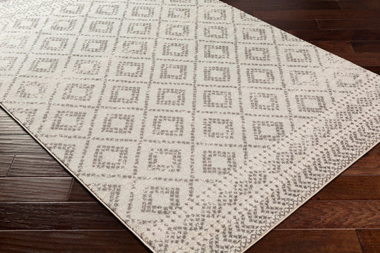 Tapis Scandinave Bohème Gris/Blanc Sewen