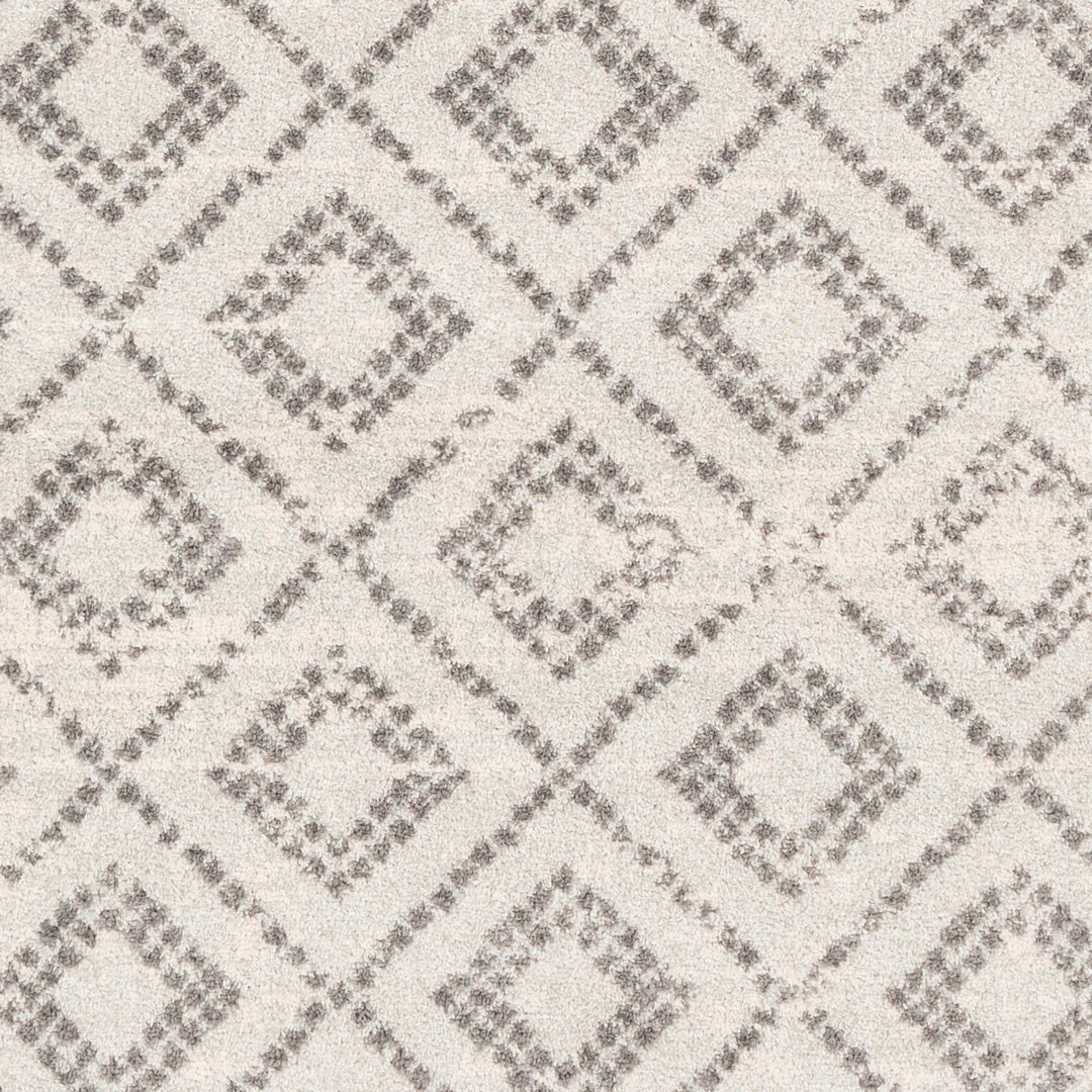 Tapis Scandinave Bohème Gris/Blanc Sewen