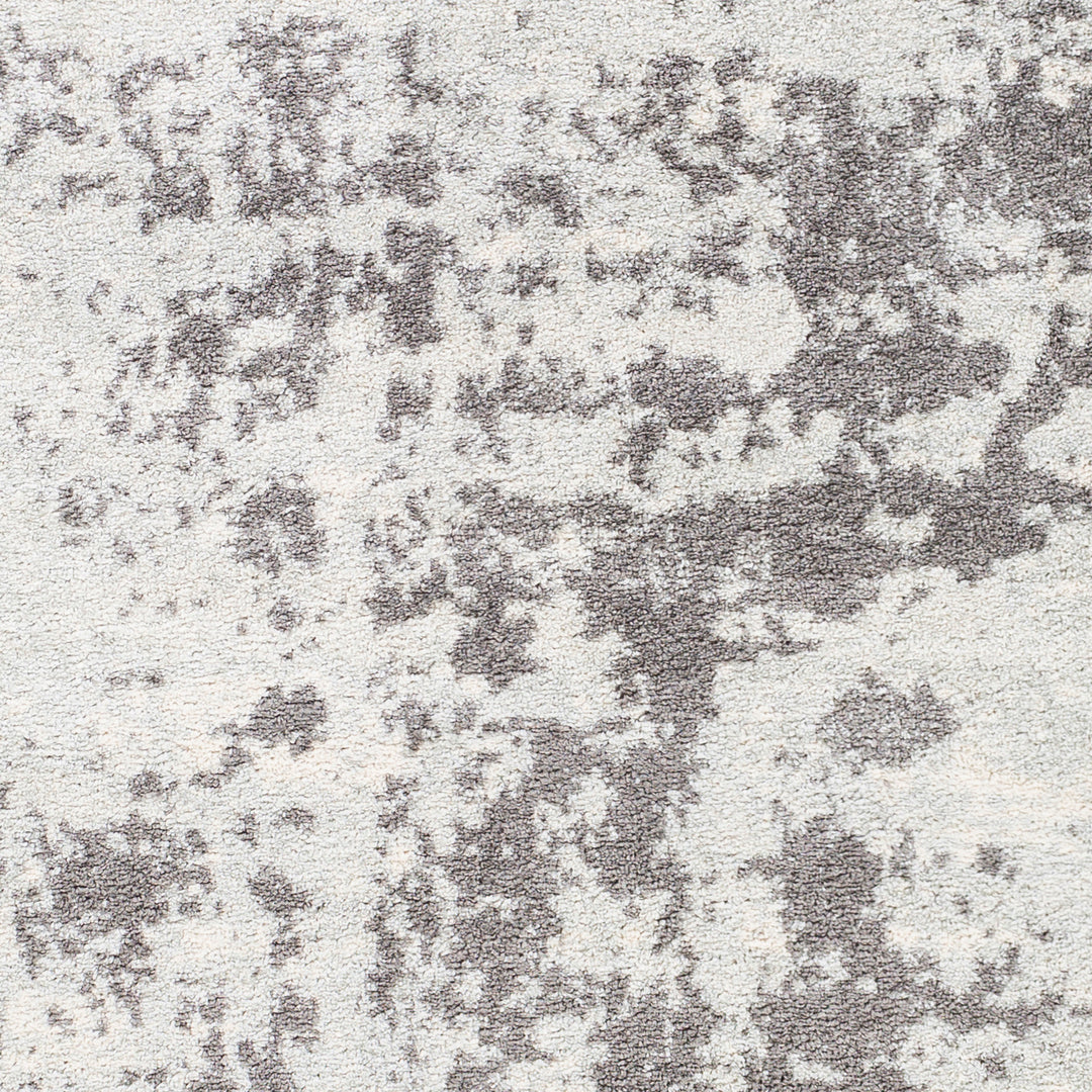 Tapis Abstrait Moderne Gris/Blanc Dunkirk