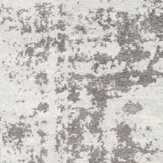 Tapis Abstrait Moderne Gris/Blanc Dunkirk