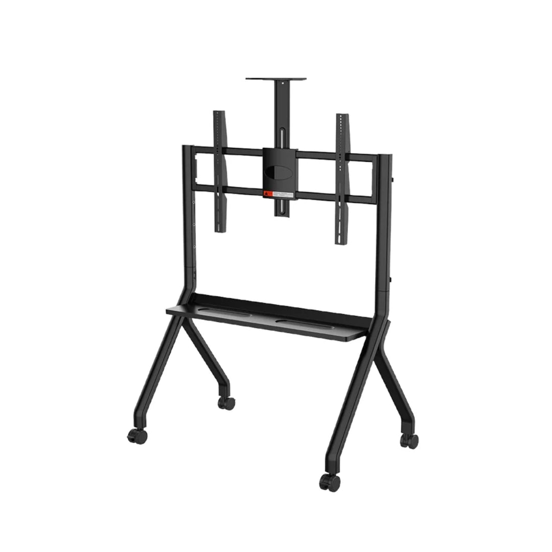 Support TV mobile extérieur avec roulettes pour écrans SYLVOX 43–55’’ résistant aux intempéries