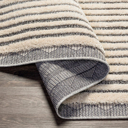 Tapis Berbère Ethnique Beige/Gris Ajman