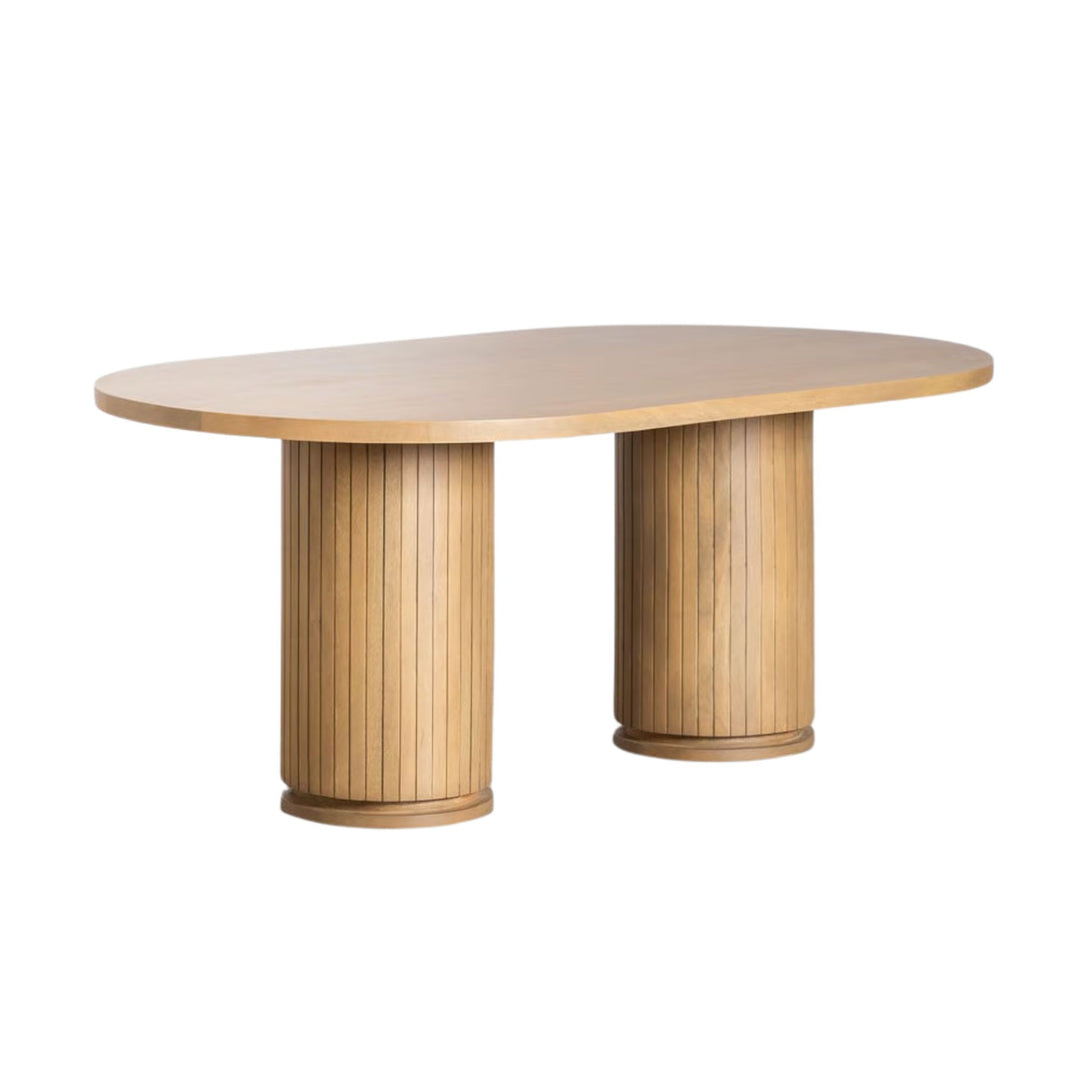Table à manger SKLUM Analis ovale en bois de manguier