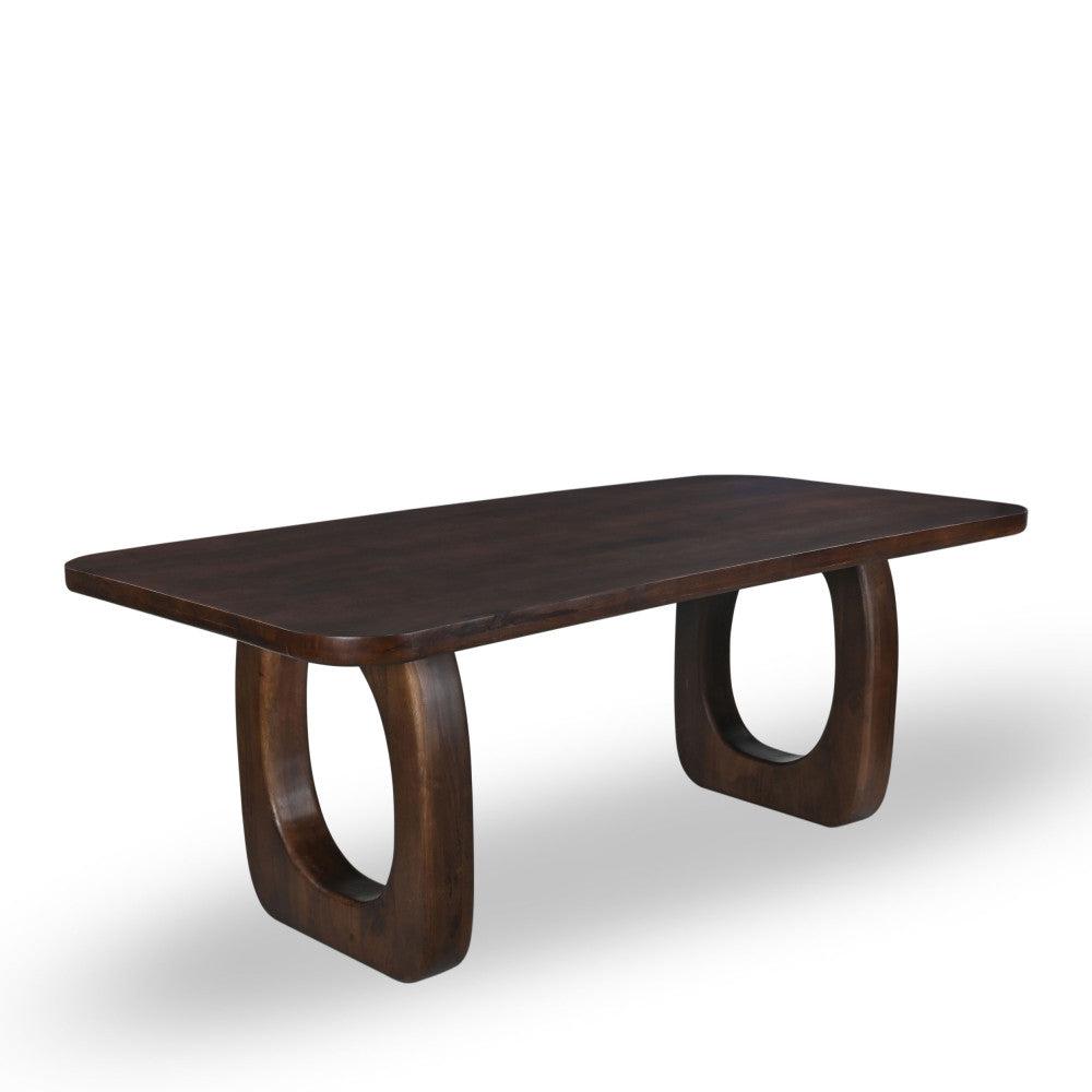 Table à manger DRAWER Sinjai 8 personnes en bois massif