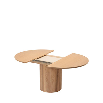 TOSCANA Table à manger extensible 4 à 6 personnes en bois ø120