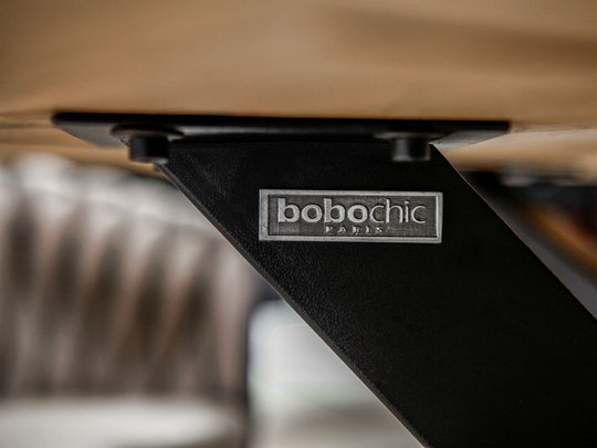 Table à manger extensible BOBOCHIC Zelie chêne massif 160 à 240cm