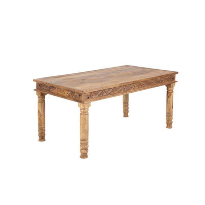 Table à manger SKLUM Taraz rectangulaire 160x90 cm en bois de manguier