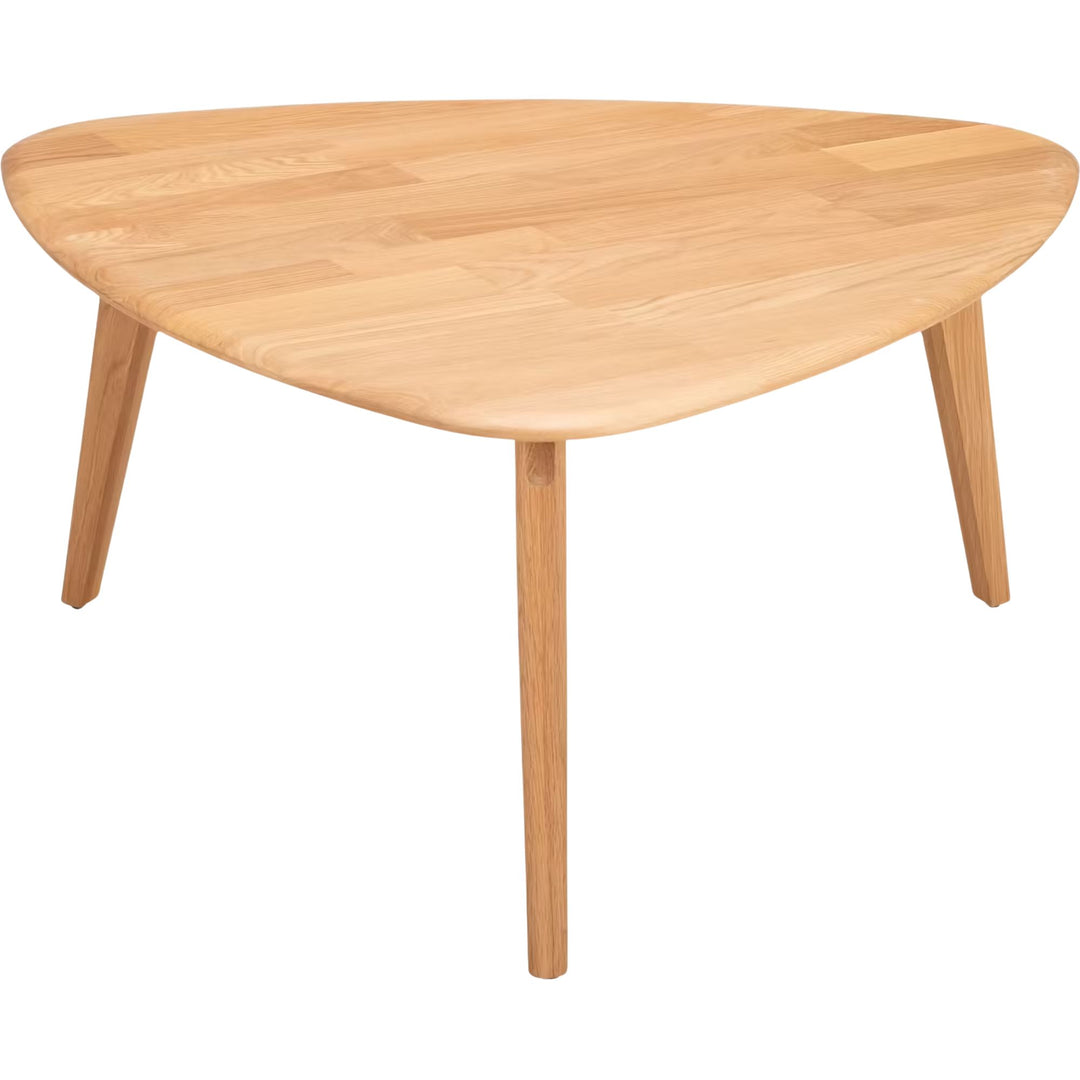 Table basse ALINEA Lagos triangulaire en chêne massif - bois clair